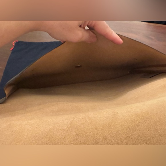 Boldrini Selleria Olive color envelope Italian clutch. - Picture 5 of 9